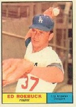 1961 Topps Baseball Cards      006       Ed Roebuck